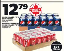 Independent City Market COCA-COLA OR PEPSI SOFT DRINKS, 24X355 ML offer