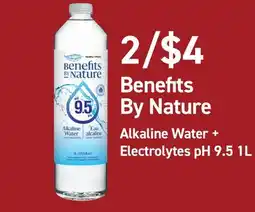 Healthy Planet Benefits By Nature Alkaline Water + Electrolytes pH offer