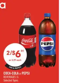 Shoppers Drug Mart COCA-COLA or PEPSI BEVERAGES offer