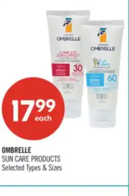 Shoppers Drug Mart OMBRELLE SUN CARE PRODUCTS offer