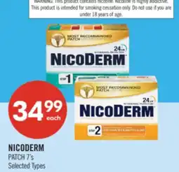Shoppers Drug Mart NICODERM PATCH offer