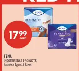 Shoppers Drug Mart TENA INCONTINENCE PRODUCTS offer