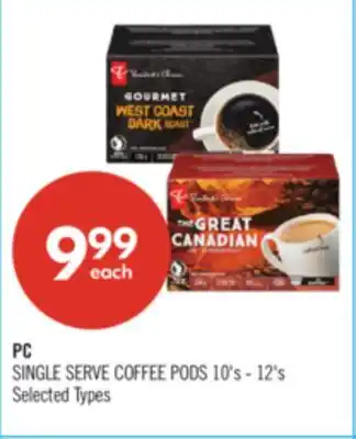 Shoppers Drug Mart PC SINGLE SERVE COFFEE PODS offer