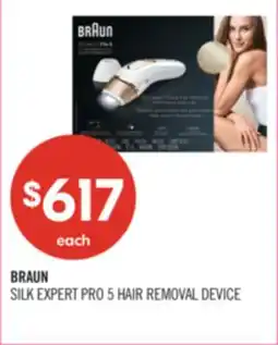 Shoppers Drug Mart BRAUN SILK EXPERT PRO 5 HAIR REMOVAL DEVICE offer