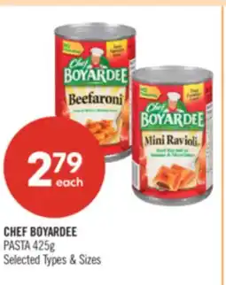 Shoppers Drug Mart CHEF BOYARDEE PASTA offer