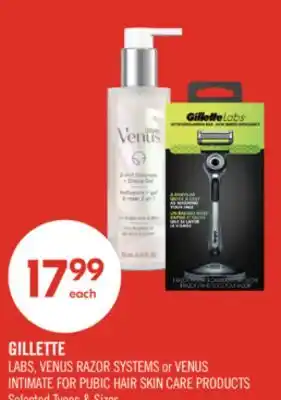 Shoppers Drug Mart GILLETTE LABS, VENUS RAZOR SYSTEMS or VENUS INTIMATE FOR PUBIC HAIR SKIN CARE PRODUCTS offer