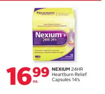 Rexall NEXIUM 24HR Heartburn Relief Capsules offer