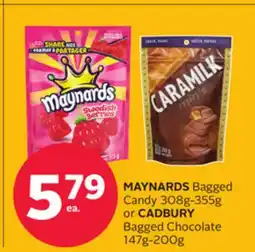 Rexall MAYNARDS Bagged Candy 308g-355g or CADBURY Bagged Chocolate 147g-200g offer