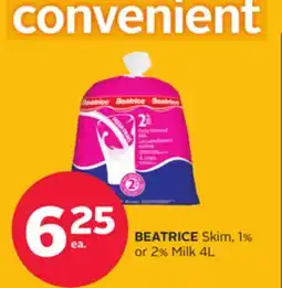 Rexall BEATRICE Skim, 1% or 2% Milk offer