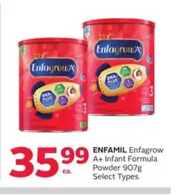 Rexall ENFAMIL Enfagrow A + Infant Formula Powder 907g offer