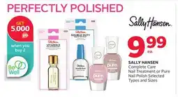 Rexall SALLY HANSEN Complete Care Nail Treatment or Pure Nail Polish offer