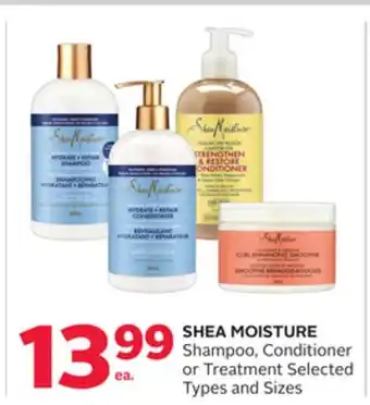 Rexall SHEA MOISTURE Shampoo, Conditioner or Treatment offer