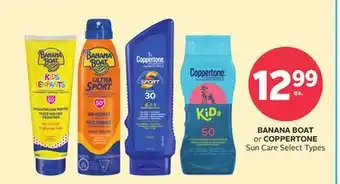 Rexall BANANA BOAT or COPPERTONE Sun Care offer