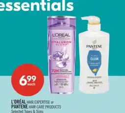 Shoppers Drug Mart L'OREAL HAIR EXPERTISE or PANTENE HAIR CARE PRODUCTS offer