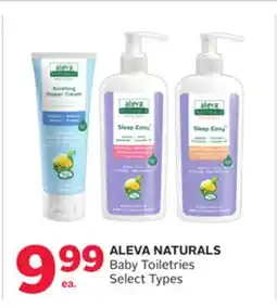Rexall ALEVA NATURALS Baby Toiletries offer