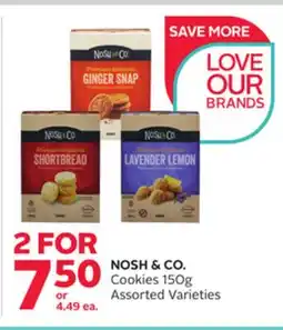 Rexall NOSH & CO. Cookies offer