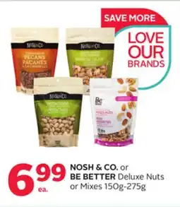 Rexall NOSH & CO. or BE BETTER Deluxe Nuts or Mixes offer