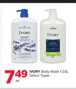 Rexall IVORY Body Wash offer