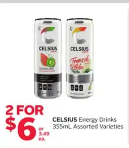 Rexall CELSIUS Energy Drinks offer