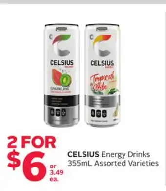 Rexall CELSIUS Energy Drinks offer