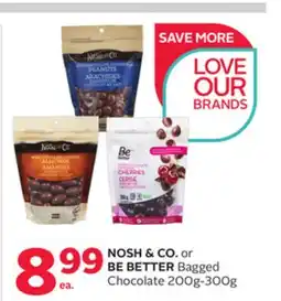 Rexall NOSH & CO. or BE BETTER Bagged Chocolate offer