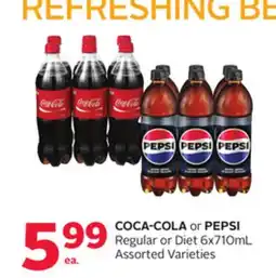 Rexall COCA-COLA or PEPSI Regular offer