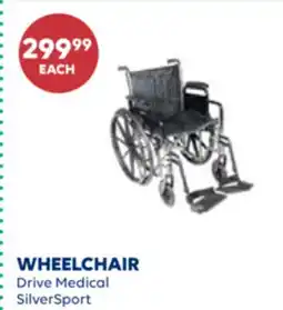 Wellwise by Shoppers WHEELCHAIR Drive Medical SilverSport offer