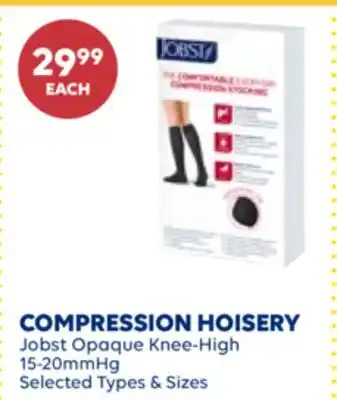 Wellwise by Shoppers COMPRESSION HOISERY Jobst Opaque Knee-High offer