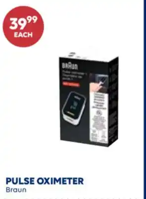 Wellwise by Shoppers PULSE OXIMETER Braun offer