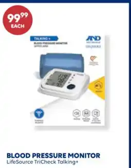 Wellwise by Shoppers BLOOD PRESSURE MONITOR LifeSource TriCheck Talking+ offer