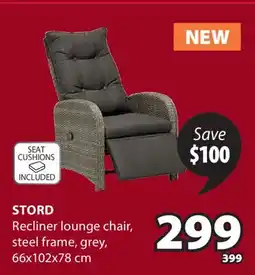 JYSK Stord Recliner lounge chair offer