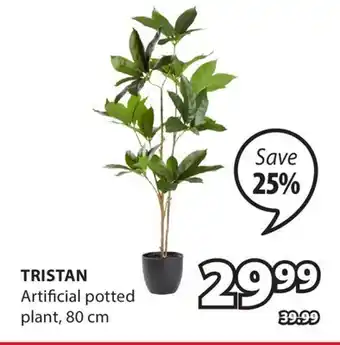 JYSK TRISTAN Artificial potted plant offer