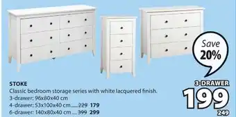 JYSK STOKE Classic bedroom storage series offer