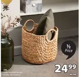 JYSK ARE Water hyacinth storage basket offer