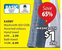 JYSK Karby Washcloth offer