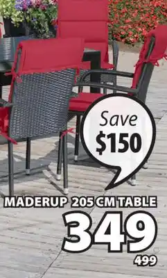 JYSK MADERUP 205 CM TABLE offer