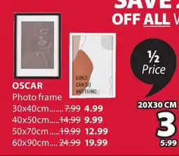 JYSK OSCAR Photo frame offer