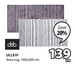 JYSK Ullevi Area rug offer