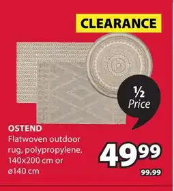 JYSK OSTEND Flatwoven outdoor rug, polypropylene offer