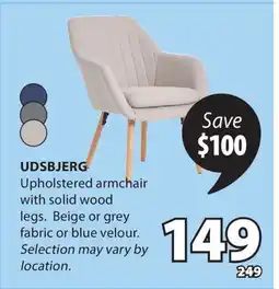 JYSK UDSBJERG Upholstered armchair offer