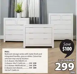 JYSK HULL Bedroom storage series offer