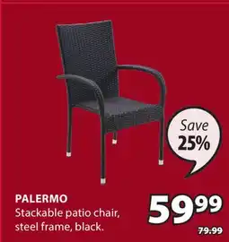 JYSK Palermo Stackable patio chair offer