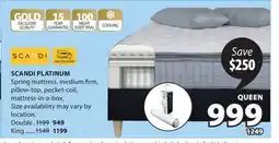 JYSK SCANDI PLATINUM Spring mattress offer