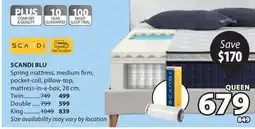 JYSK SCANDI BLU mattress offer