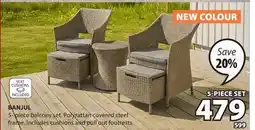 JYSK BANJUL 5-piece balcony set offer