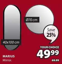 JYSK Marius Mirror offer
