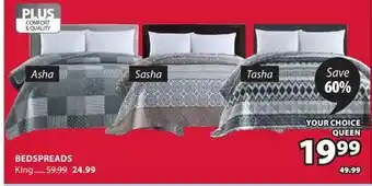 JYSK ASHA | SASHA | TASHA BEDSPREADS offer