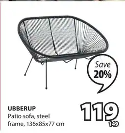 JYSK UBBERUP Patio sofa offer