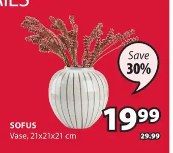 JYSK SOFUS Vase offer