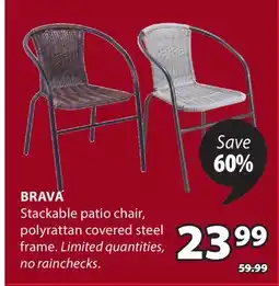 JYSK BRAVA Stackable patio chair offer